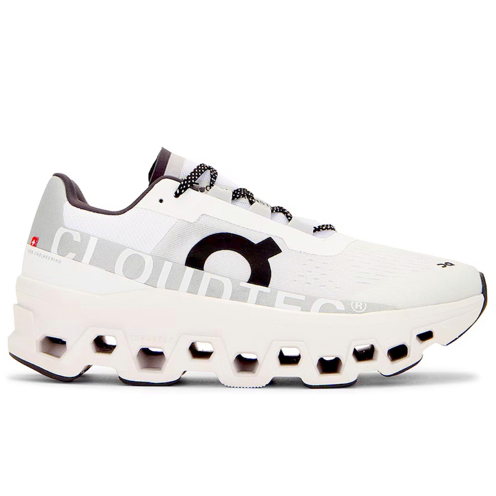☁️🩶 ON CLOUDMONSTER WHITE GREY 🩶☁️ - Picture 2 of 3